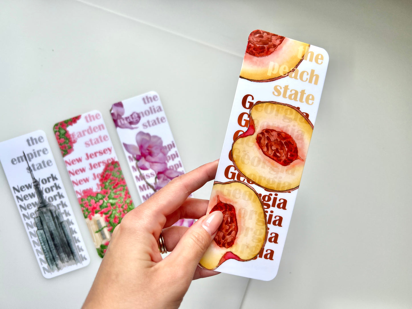 The Peach State GEORGIA Bookmark