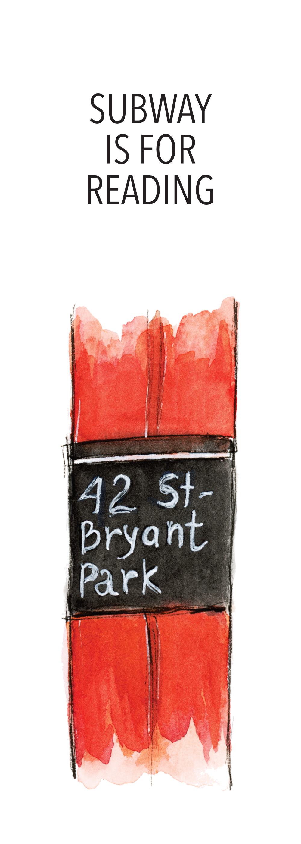 Subway Station Bookmark