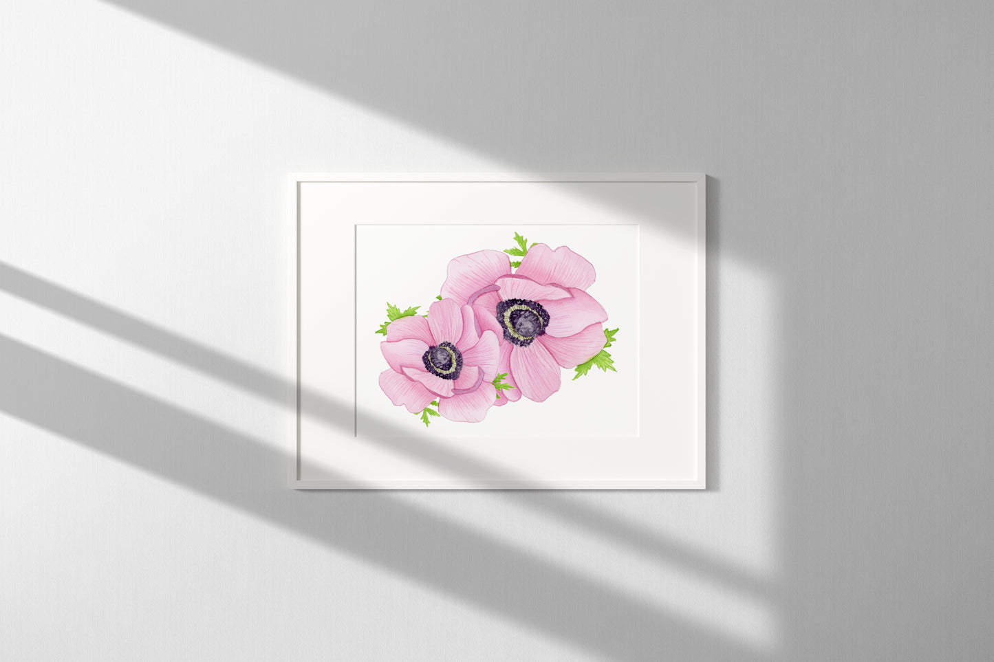 Pink Anemones Print