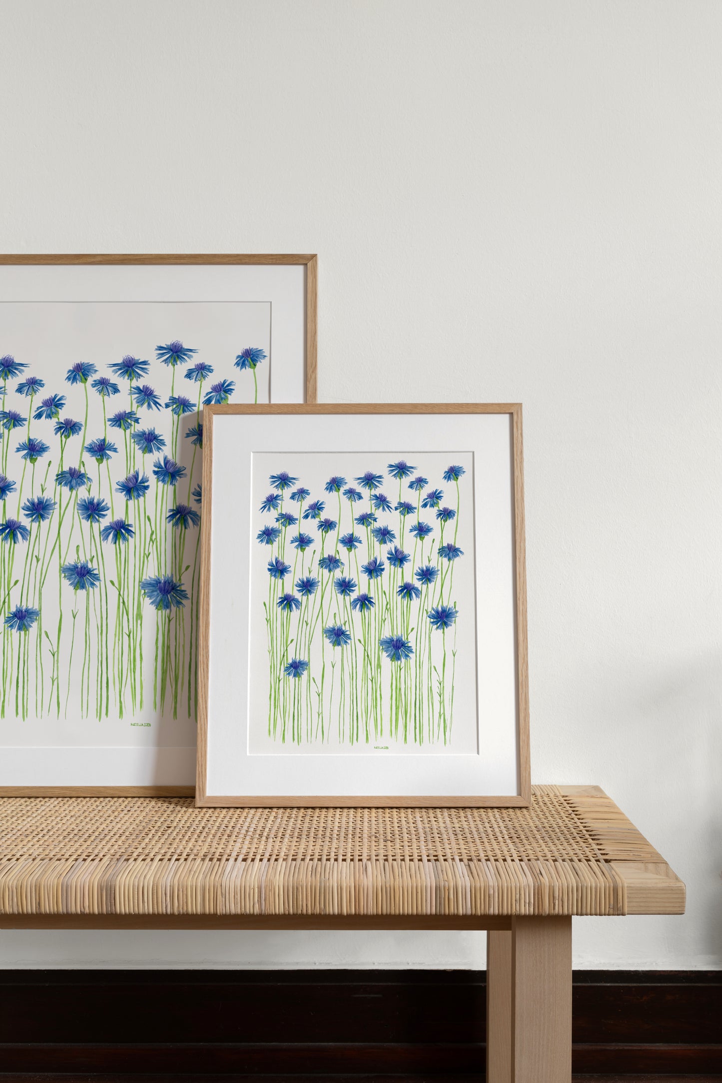 Blue Cornflowers Print