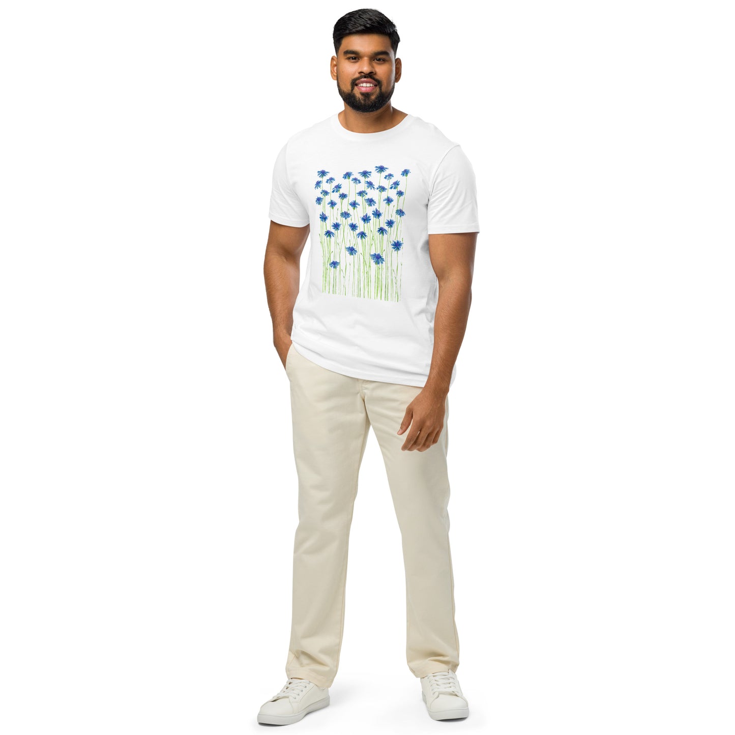 Blue Cornflowers Organic Tee