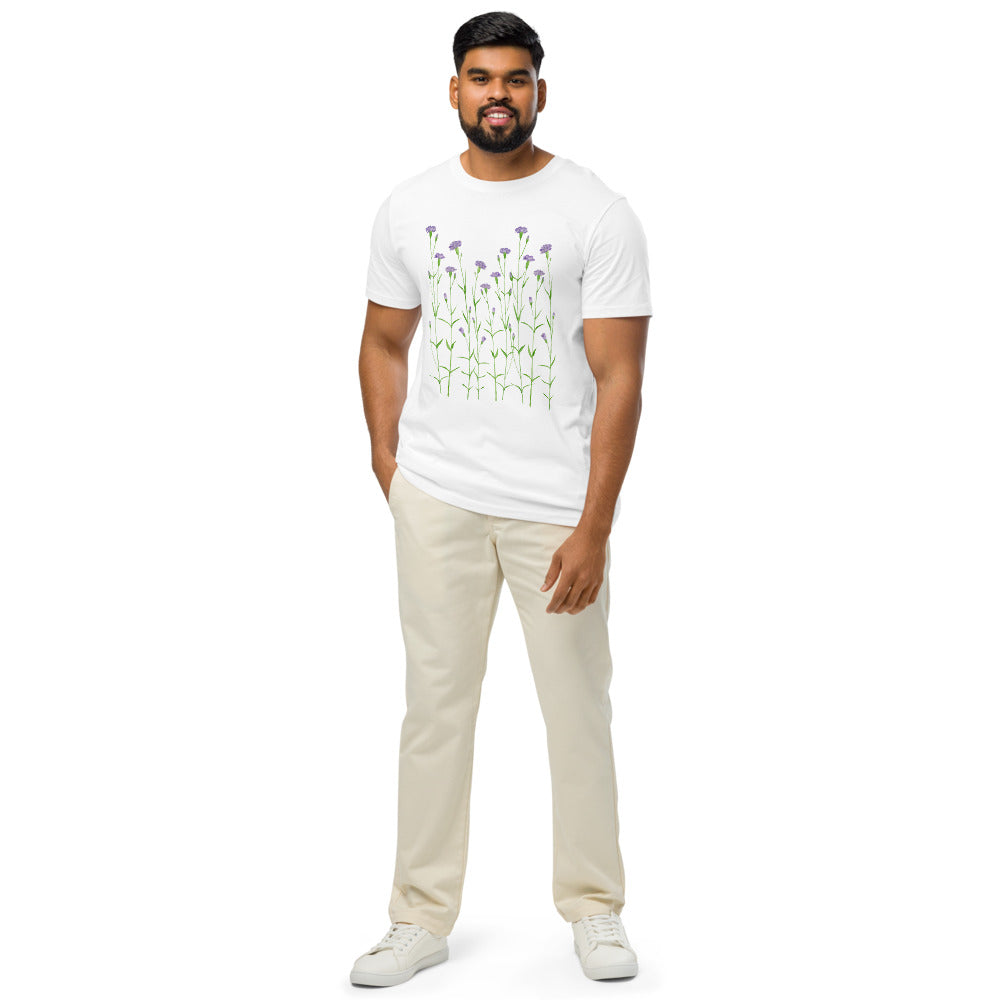 Purple Carnations Organic Tee
