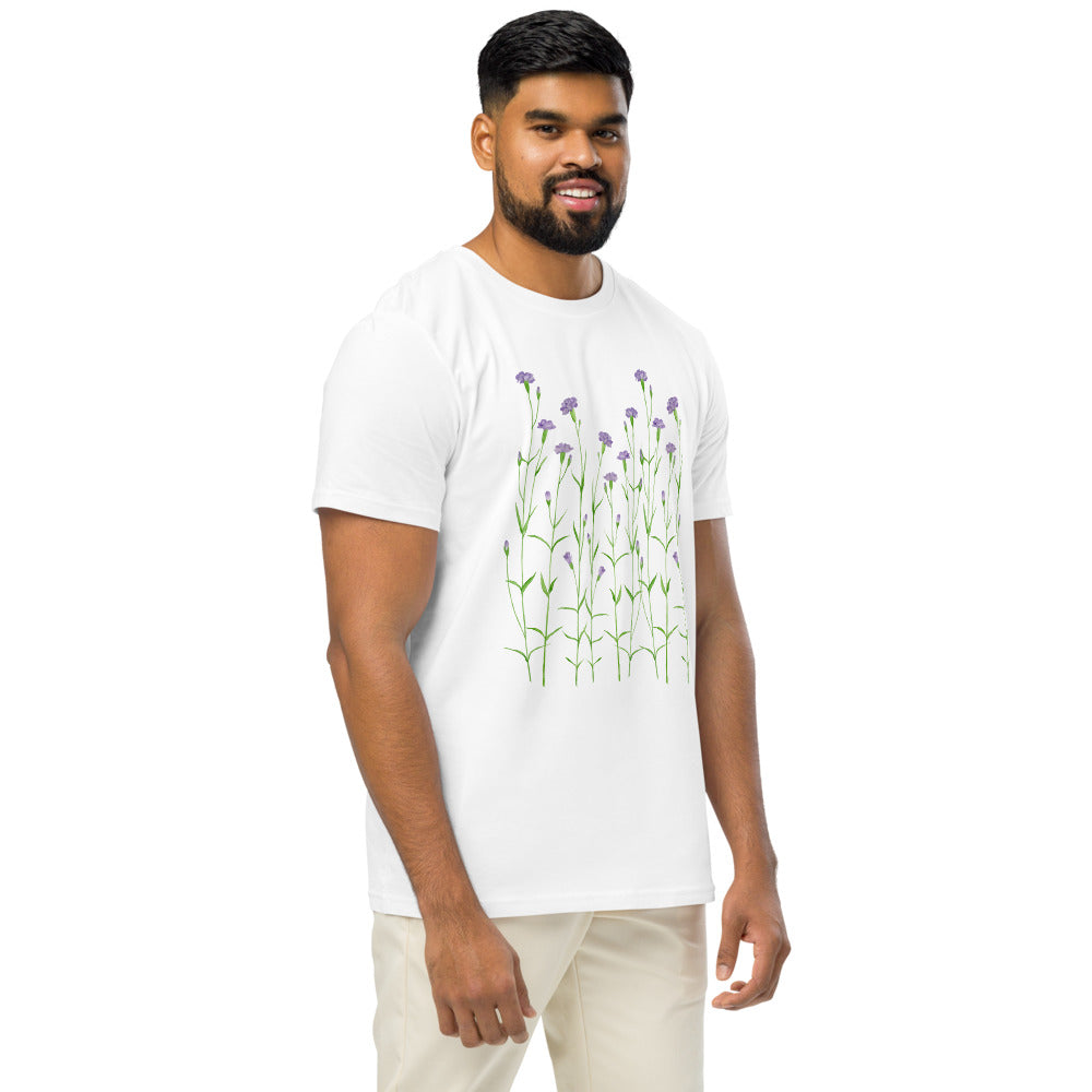 Purple Carnations Organic Tee