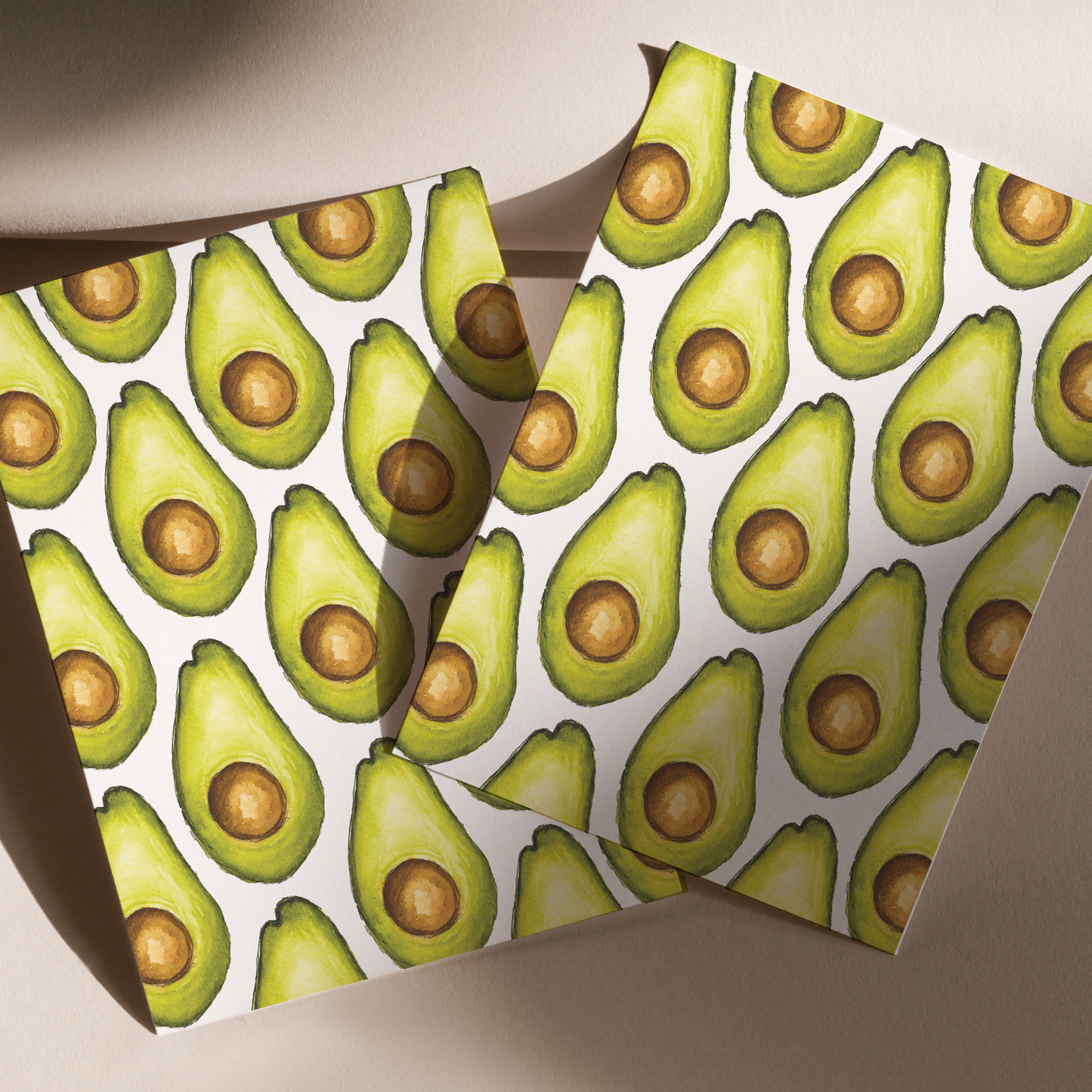 Avocados Pattern Print