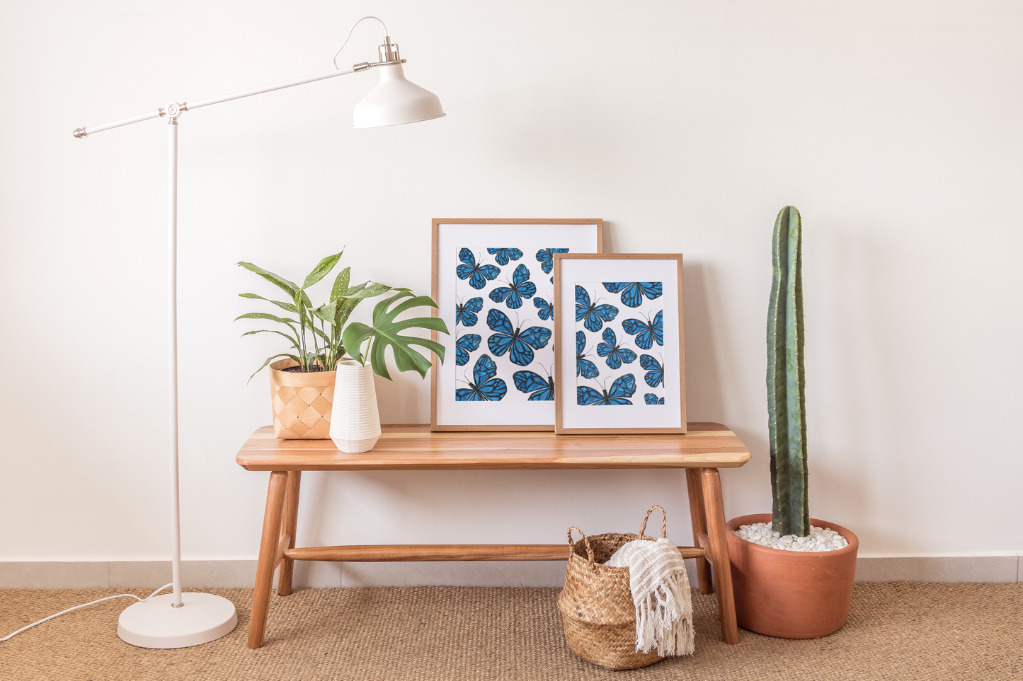Blue Ulysses Butterflies Print
