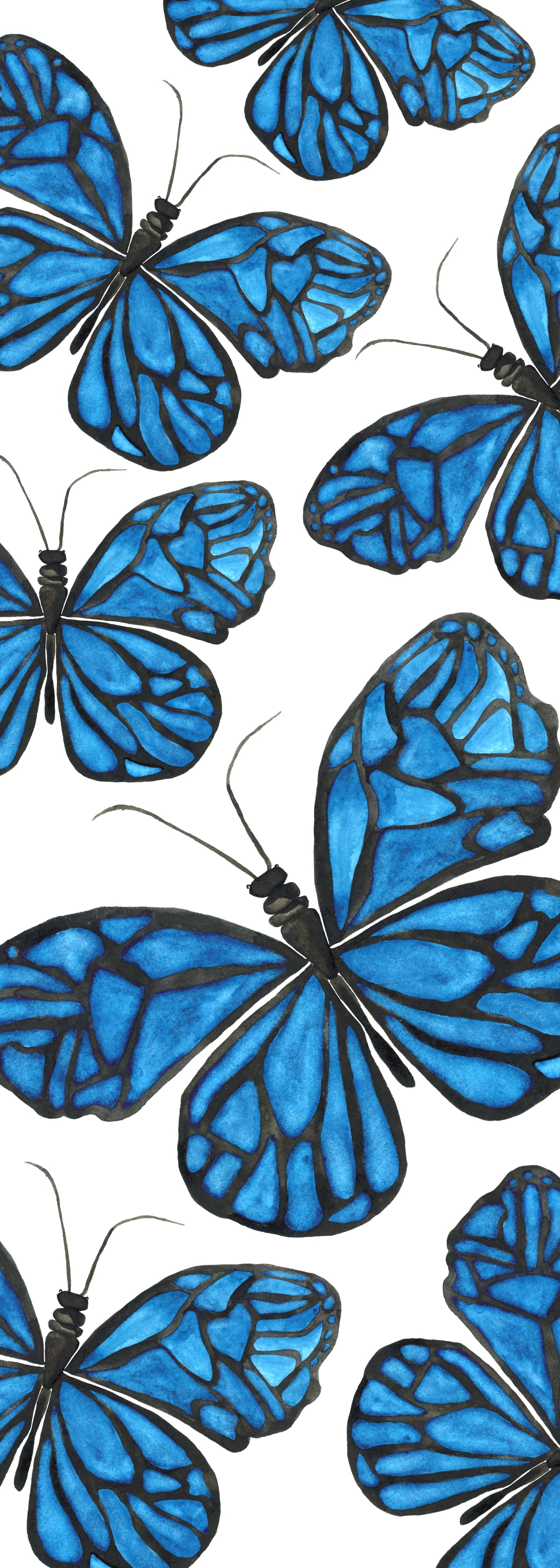 Blue Ulysses Butterflies Bookmark