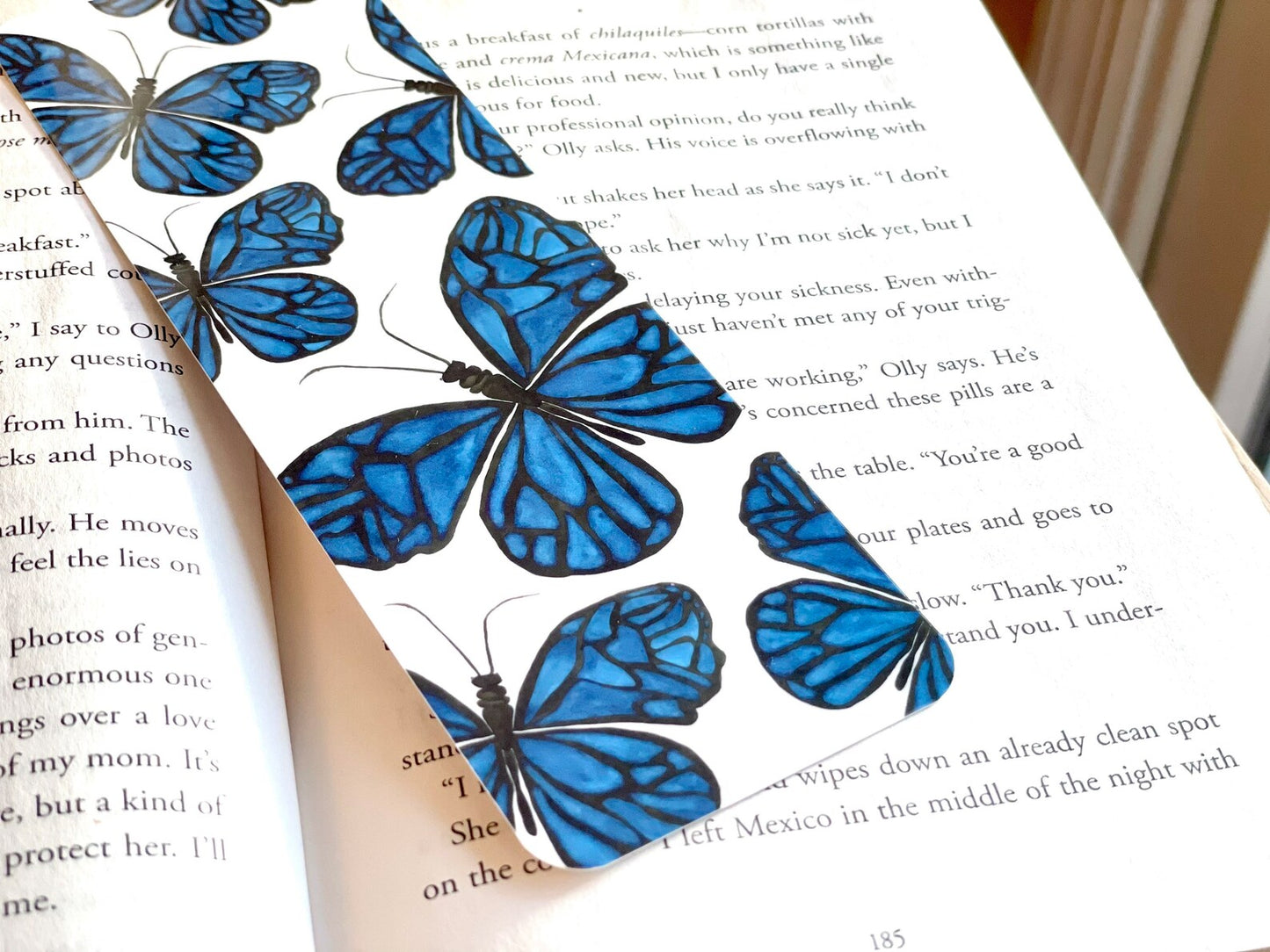 Blue Ulysses Butterflies Bookmark