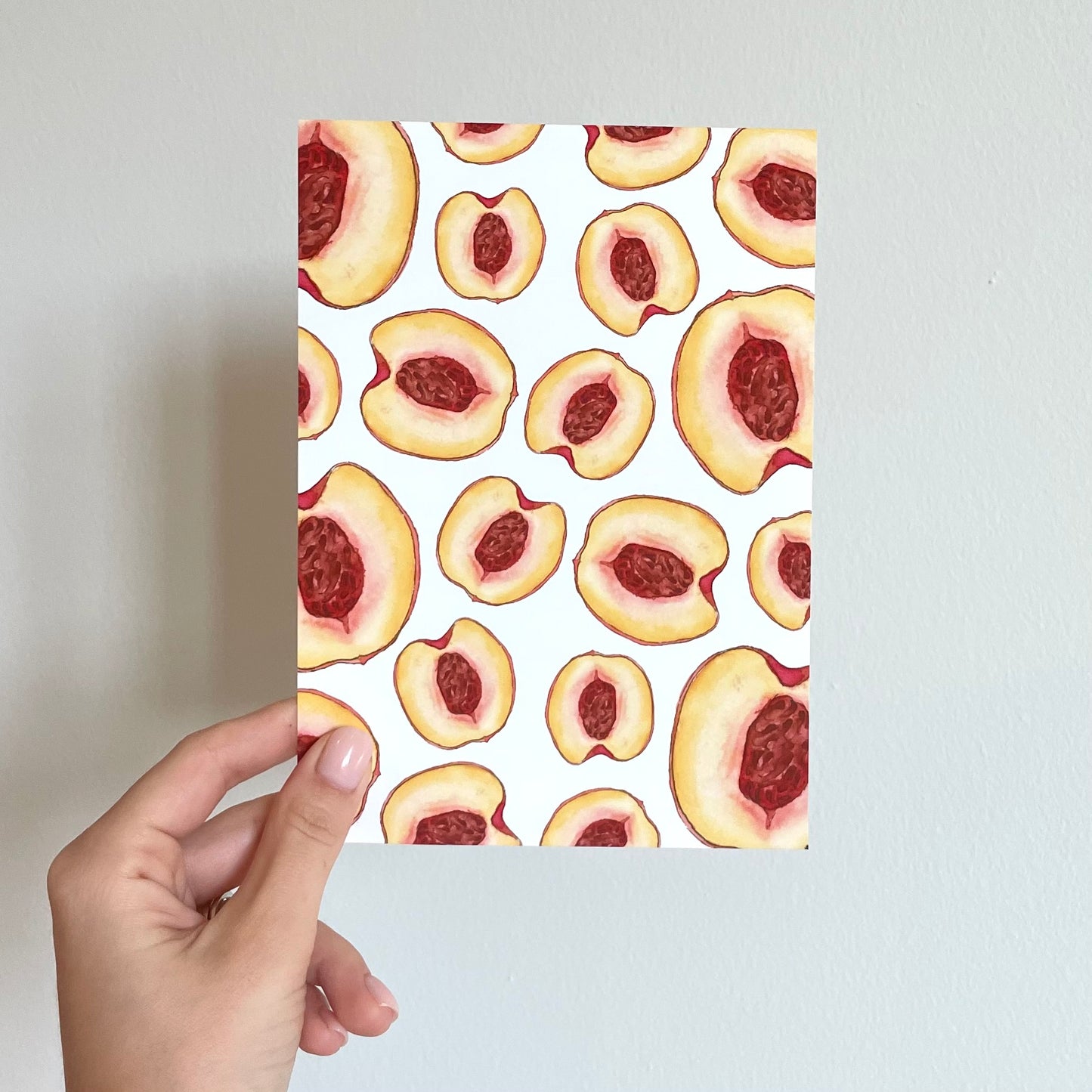 Peaches Pattern Print