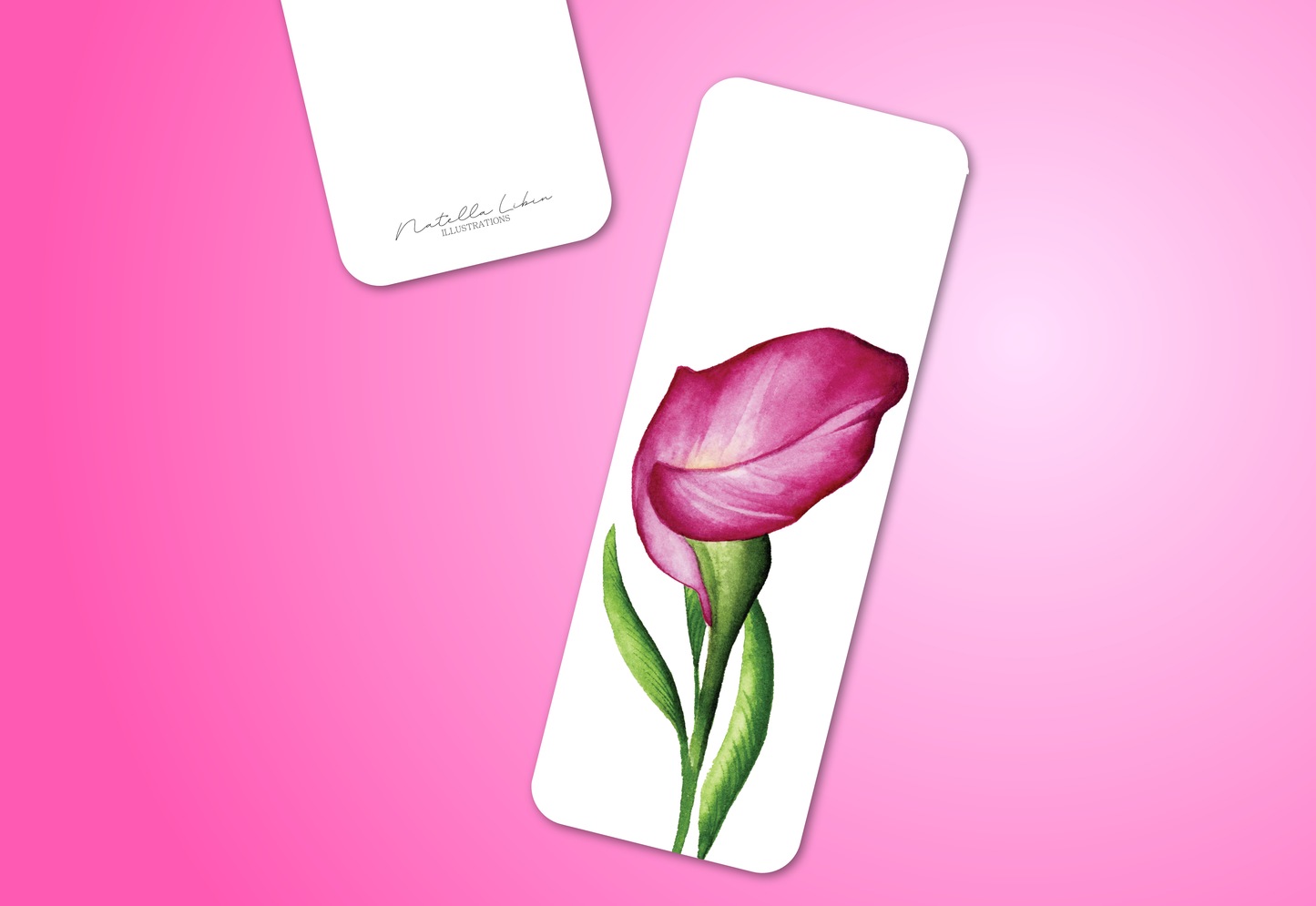 Pink Cala Bookmark