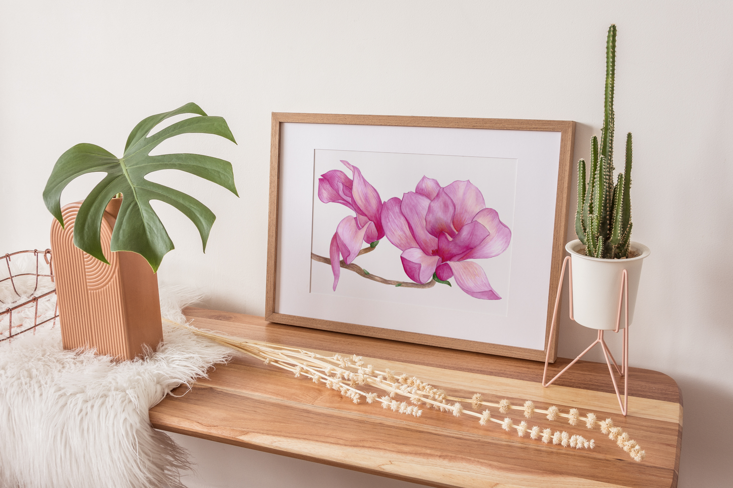 Blooming Magnolias Print