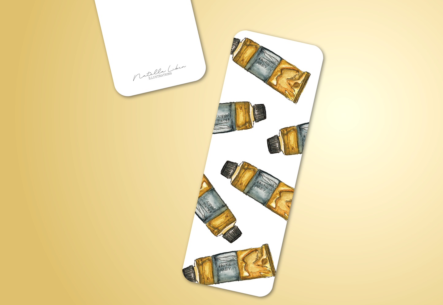 Paint Tubes Bookmark | Natella Libin
