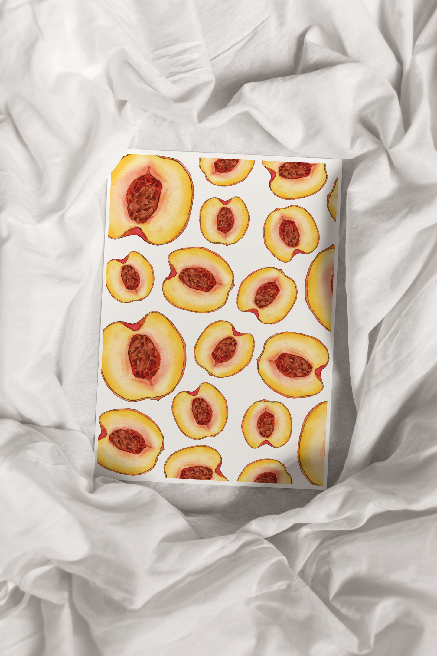 Peaches Pattern Print