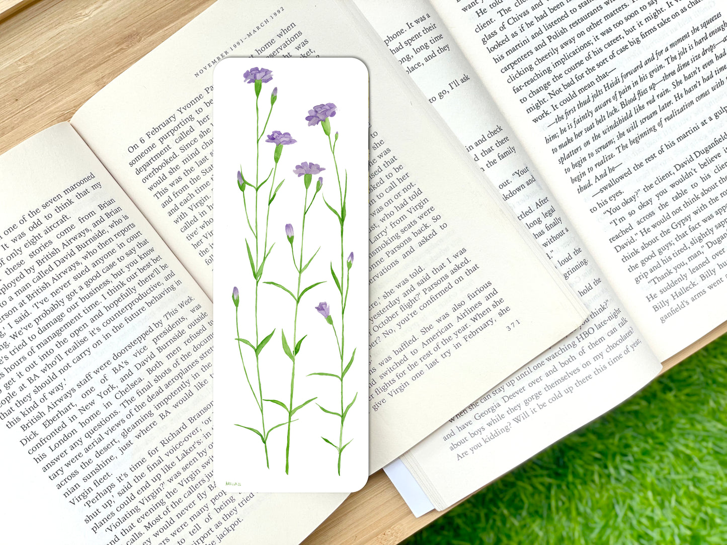 Carnations Bookmark