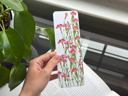 Mini Carnations Bookmark