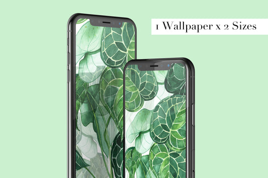 Potted Plant Phone Wallpaper Set