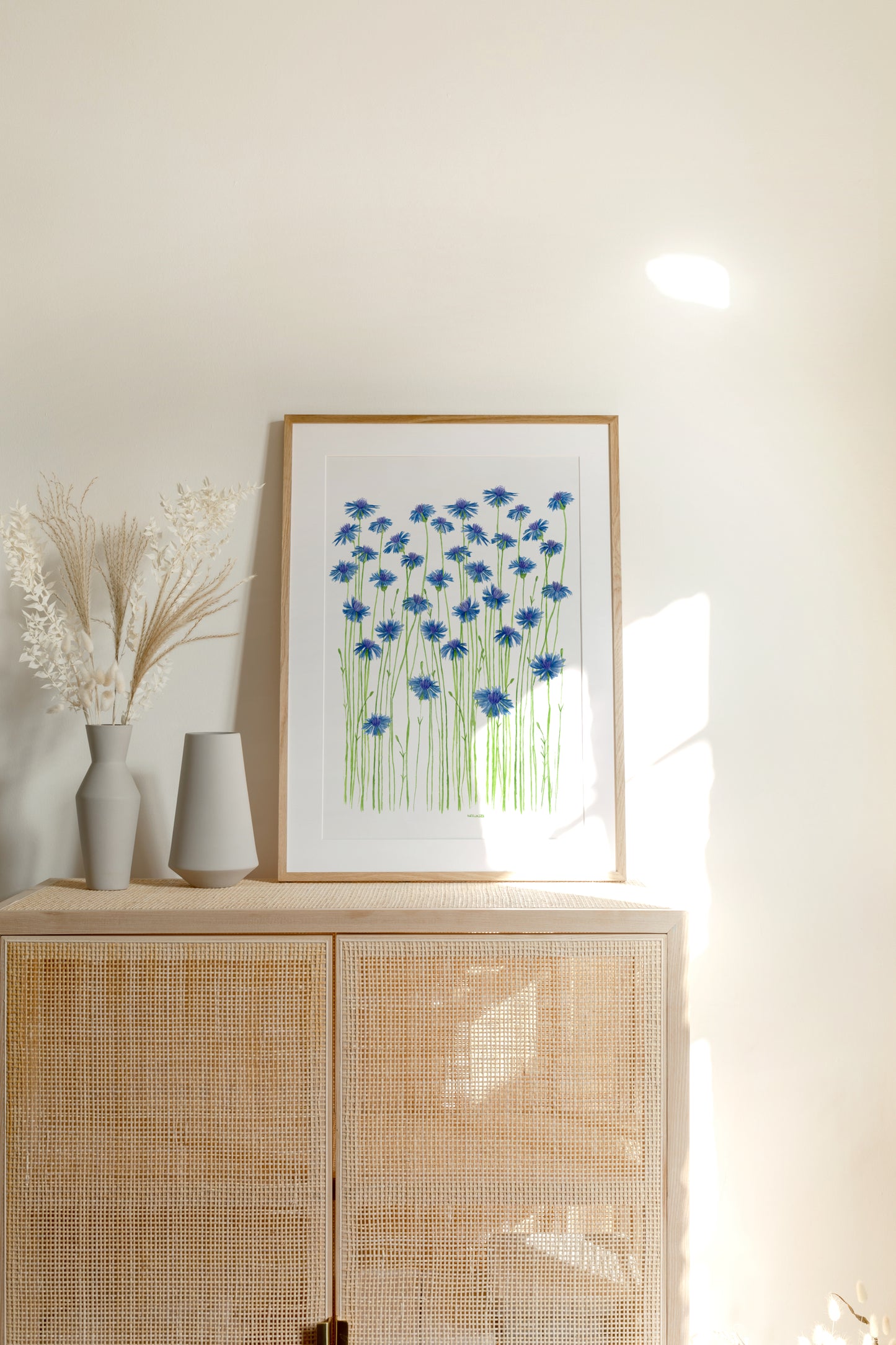 Blue Cornflowers Print