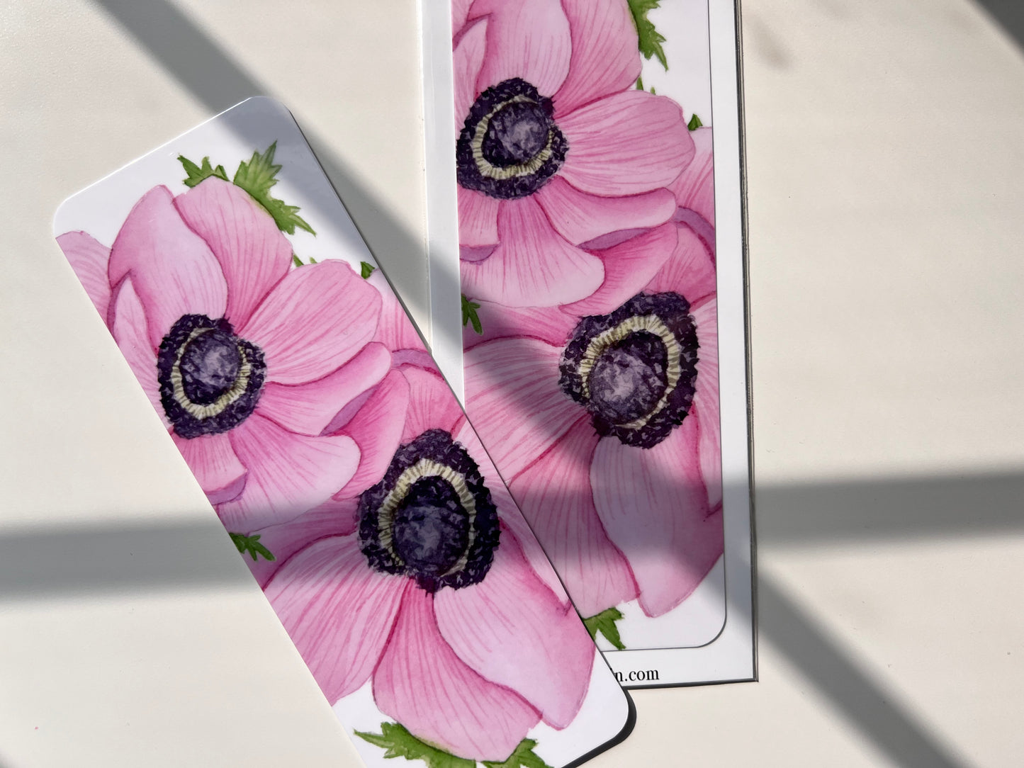 Pink Anemones Bookmark