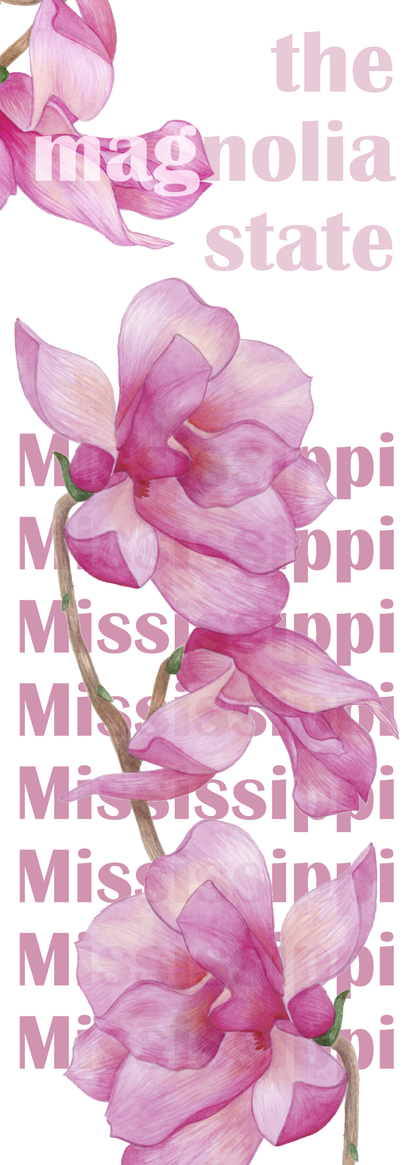 The Magnolia State MISSISSIPPI Bookmark