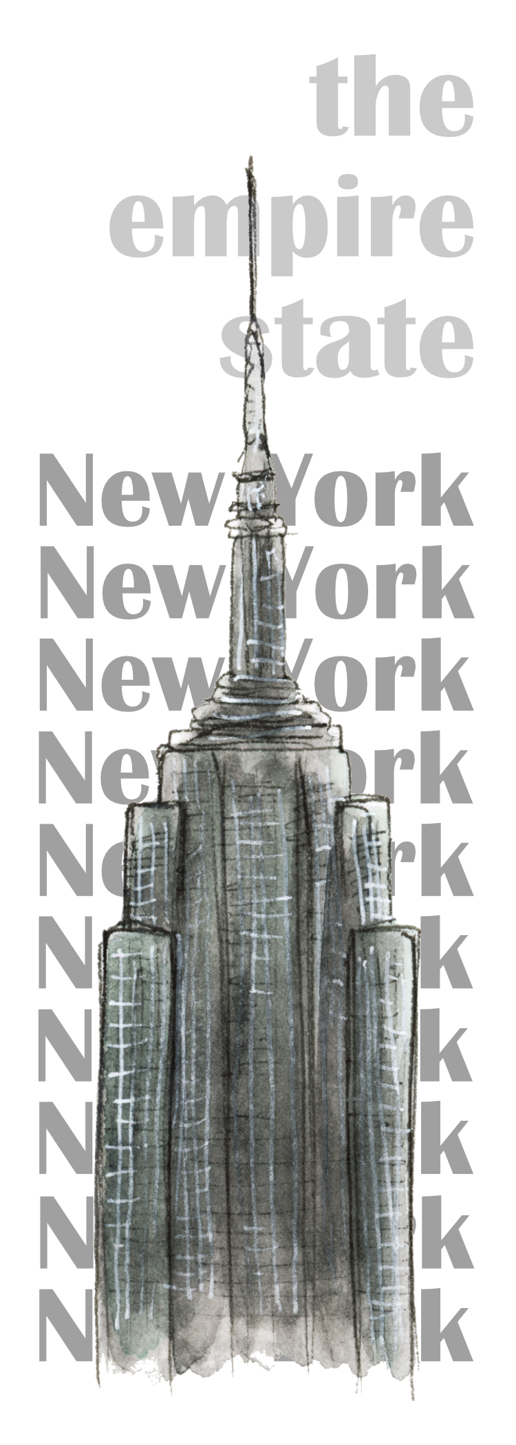 The Empire State NEW YORK Bookmark