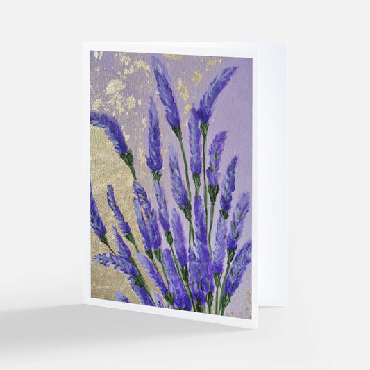 Lavender on Gold