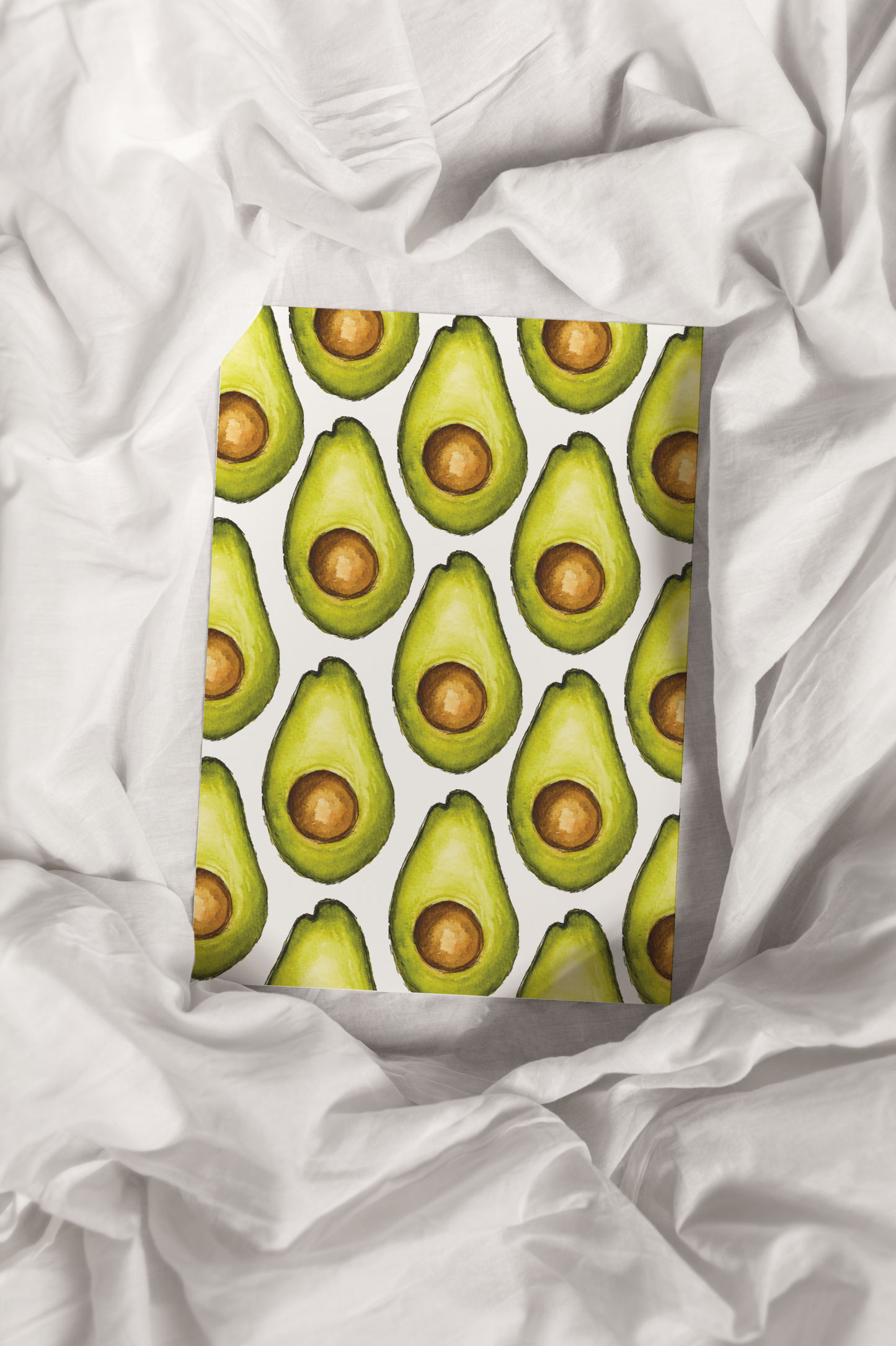 Avocados Pattern Print