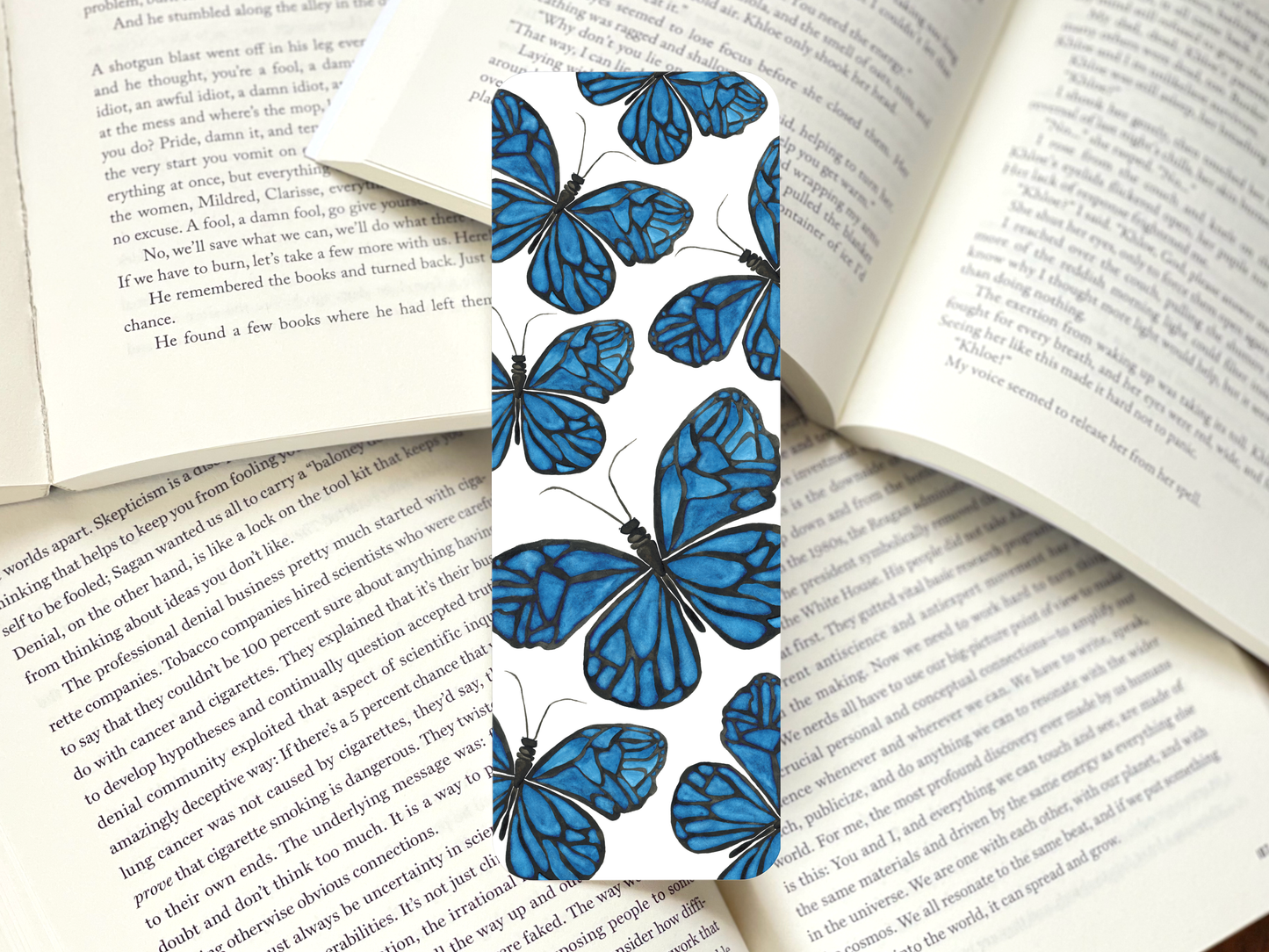 Blue Ulysses Butterflies Bookmark