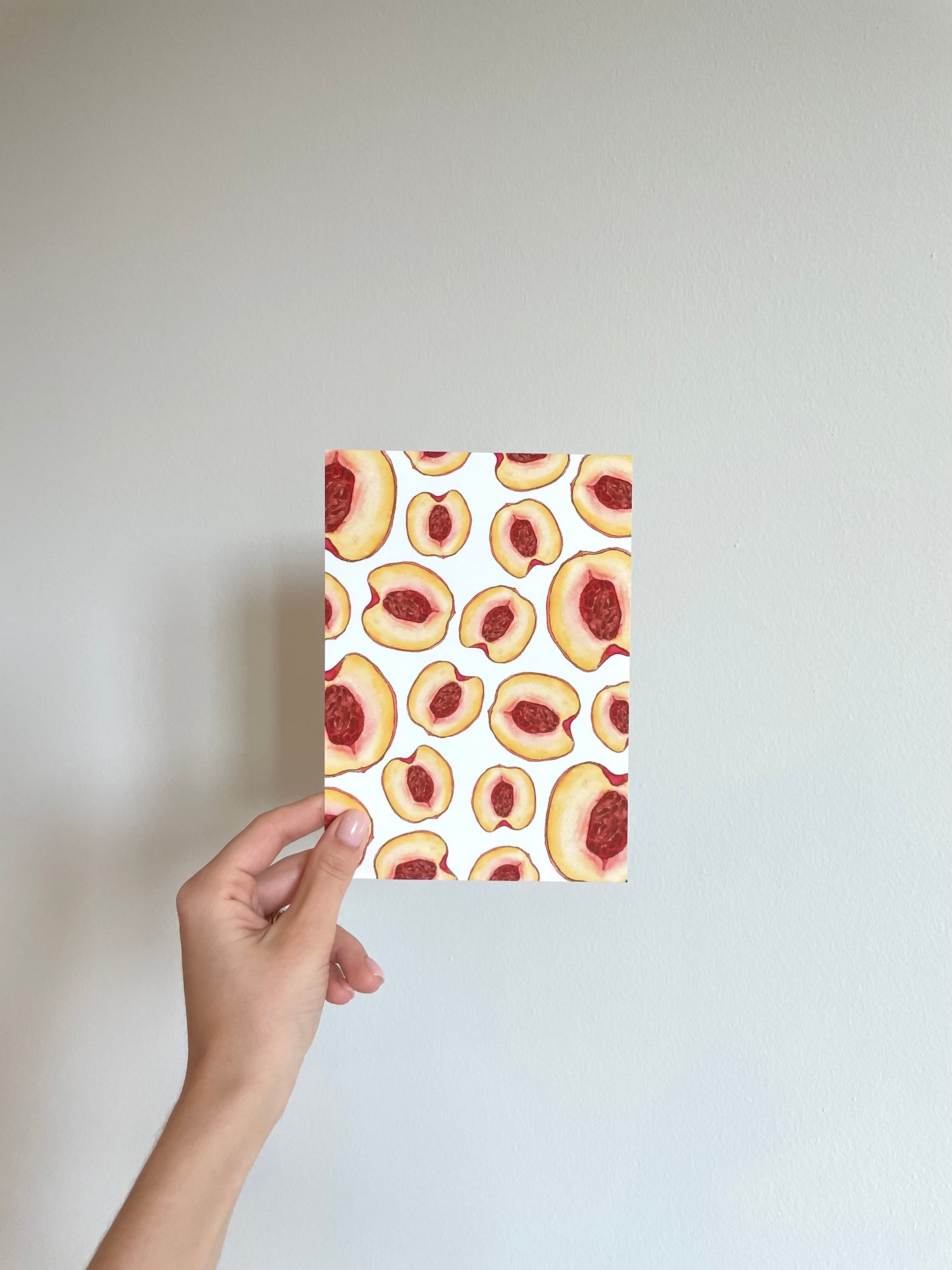 Peaches Pattern Print