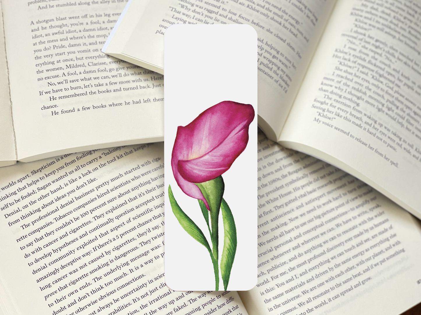 Pink Cala Bookmark