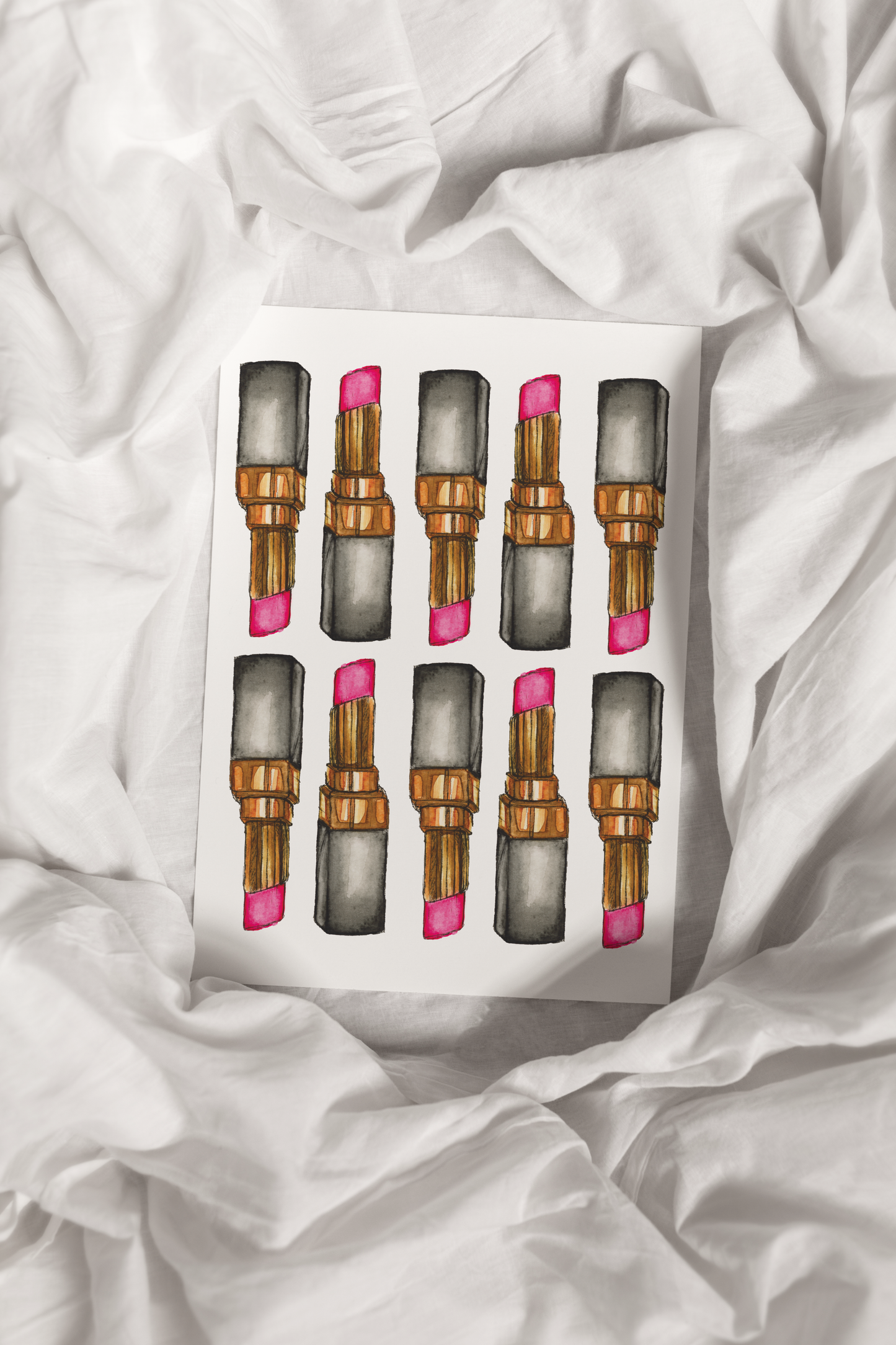 Lipsticks Print