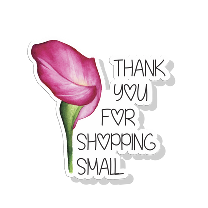 Thank You For Shopping Small Stickers